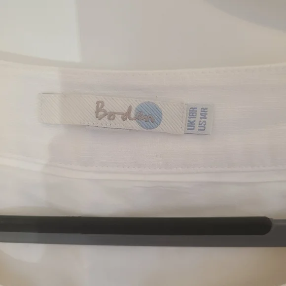 Boden White Dress with Red Accents - Picture 7 of 15